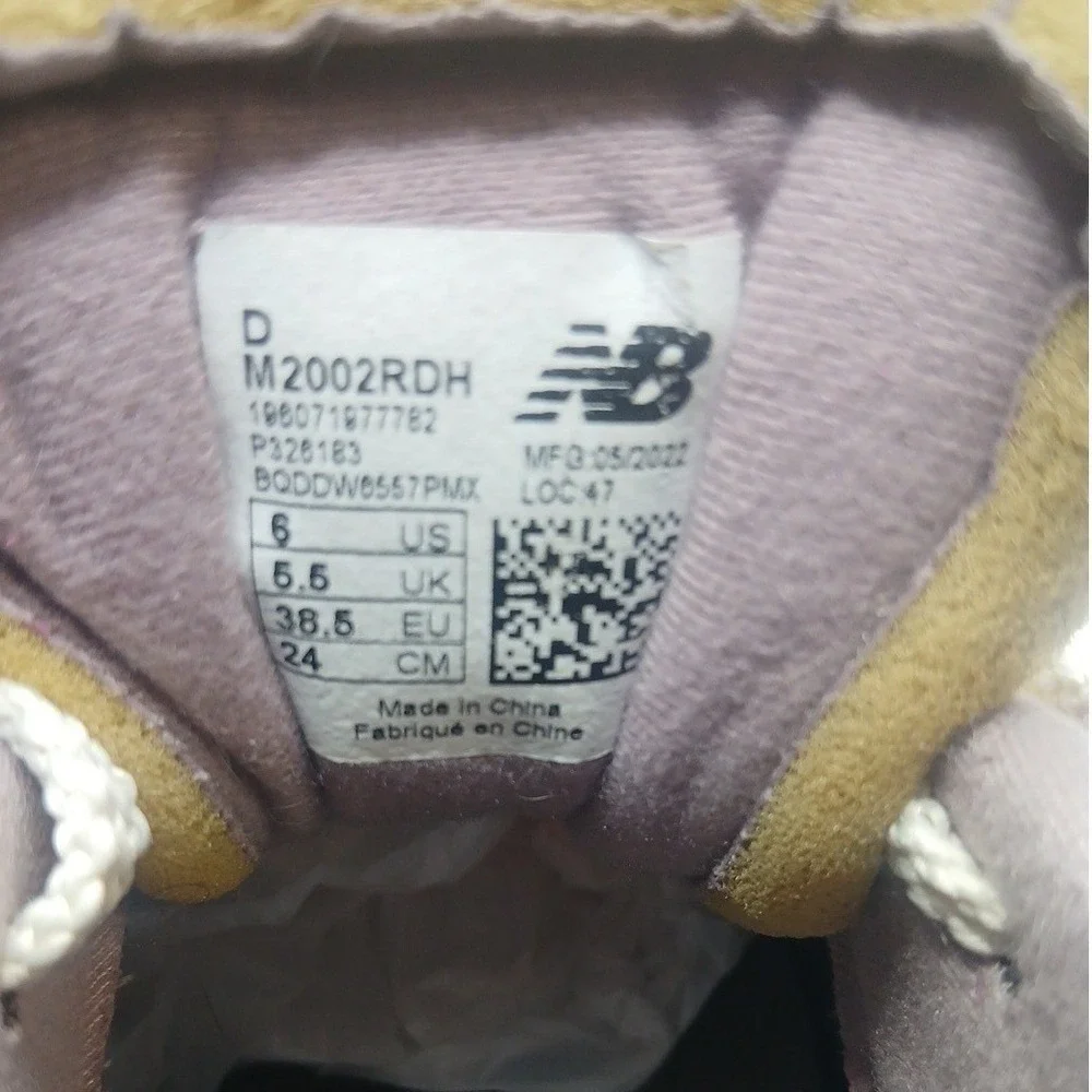 New‎ Balance 2002R Protection Pack Mens 6 Dark Grape Burgundy M2002RDH Sneaker